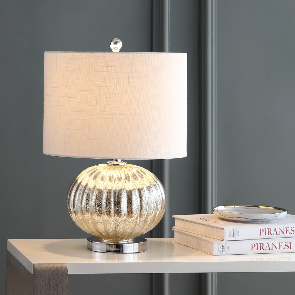 Memuru 21" Mercury Glass LED Table Lamp