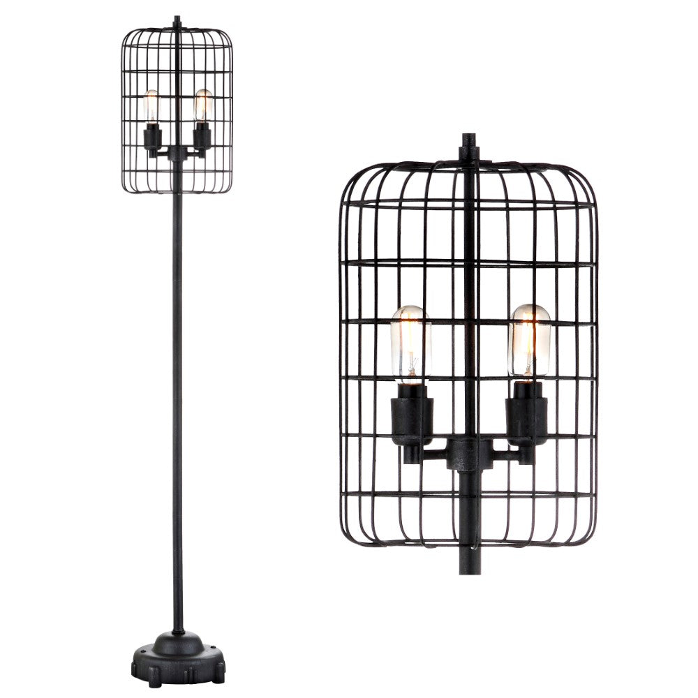 Braden 65" Industrial Metal Floor Lamp
