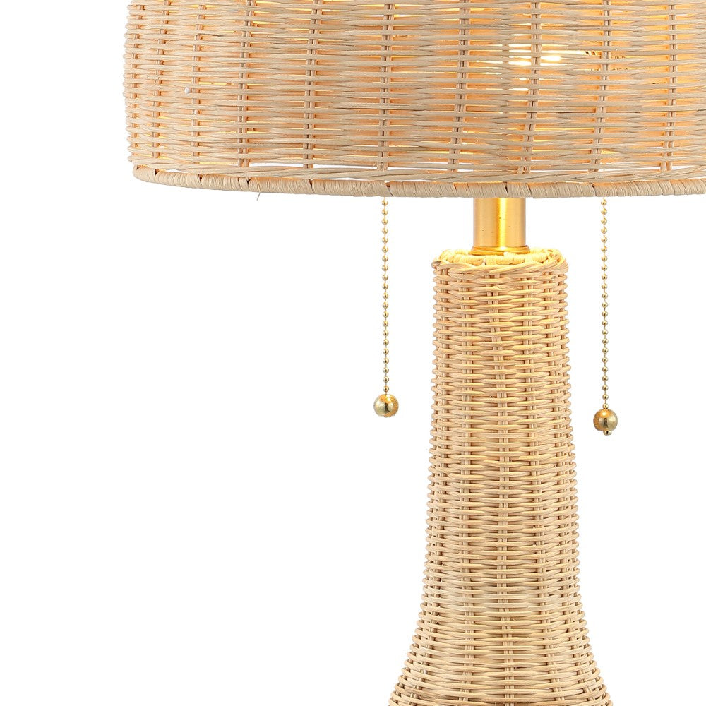 Benny 22" Bohemian Rustic Iron LED Table Lamp