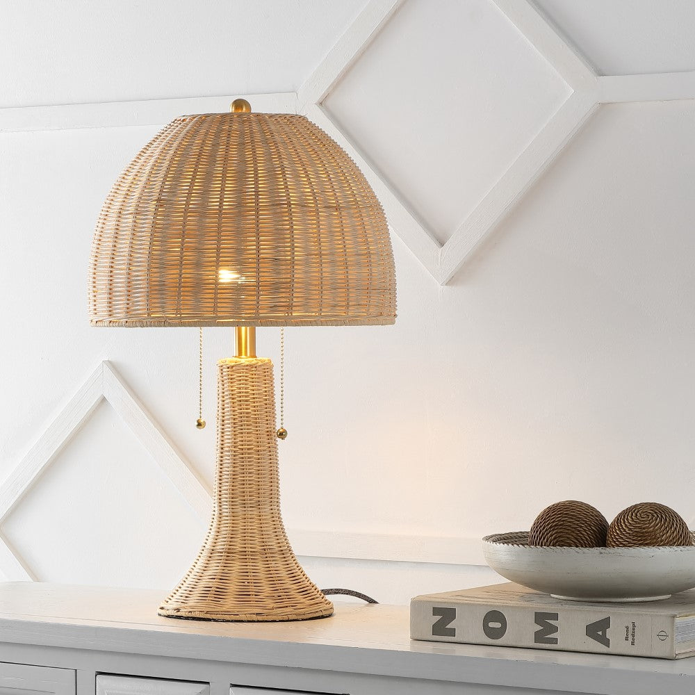 Benny 22" Bohemian Rustic Iron LED Table Lamp
