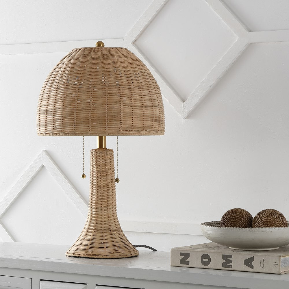Benny 22" Bohemian Rustic Iron LED Table Lamp