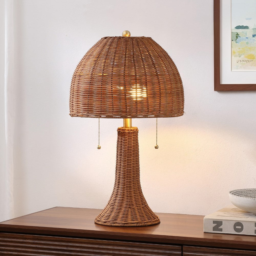 Benny 22" Bohemian Rustic Iron LED Table Lamp