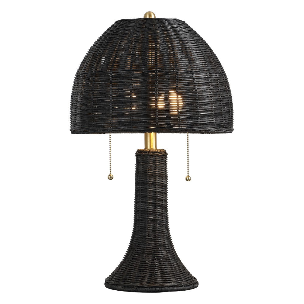 Benny 22" Bohemian Rustic Iron LED Table Lamp