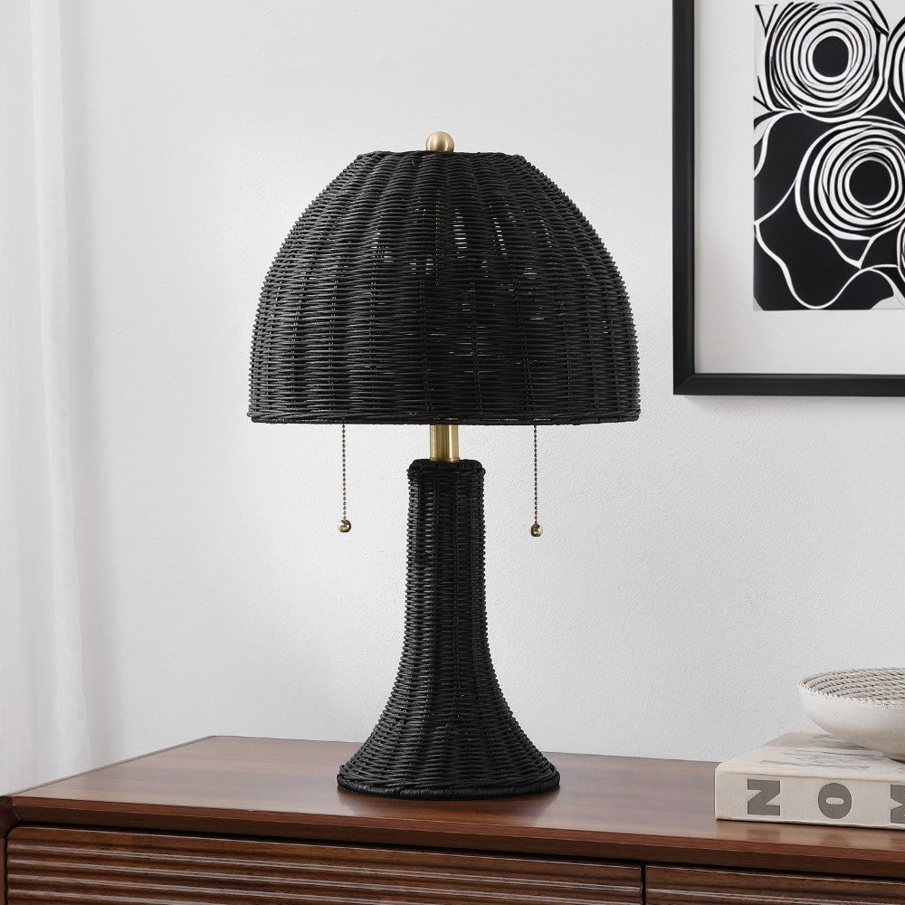 Benny 22" Bohemian Rustic Iron LED Table Lamp