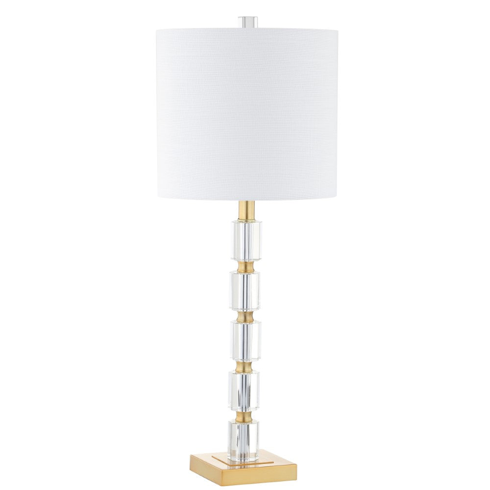 Violet 28.5" Crystal LED Table Lamp, Set of 2
