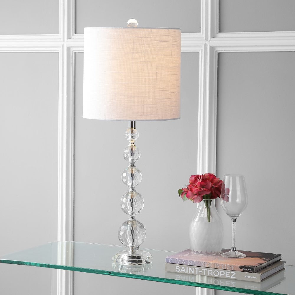 Elliott 28.5" Crystal LED Table Lamp, Set of 2