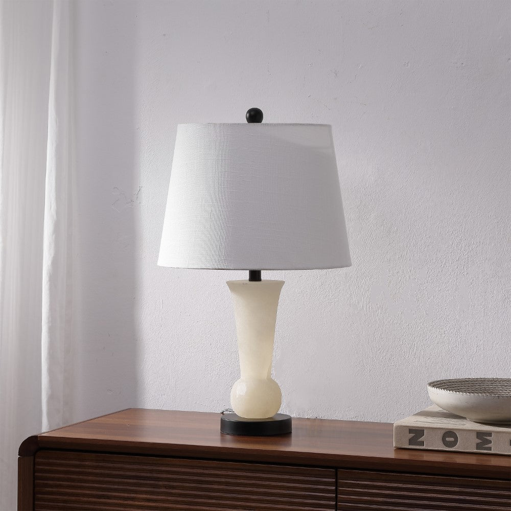 Kelsey 23" Alabaster LED Table Lamp