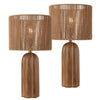 Brown Wood Finish (Set of 2)