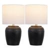 Black/Nickel (Set of 2)
