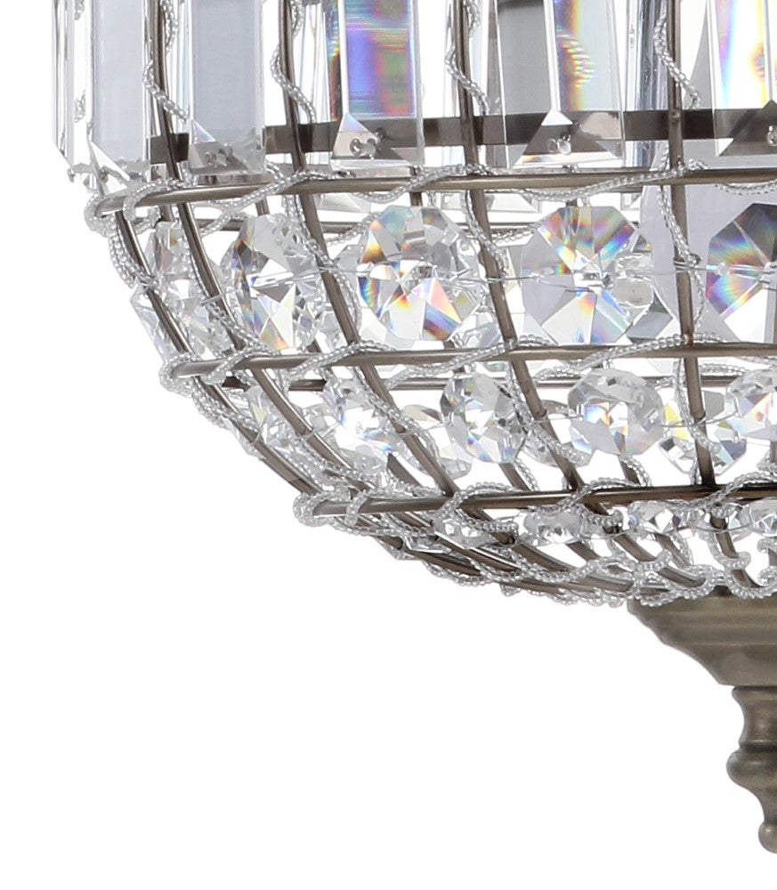Melania Crystal/Metal LED Pendant
