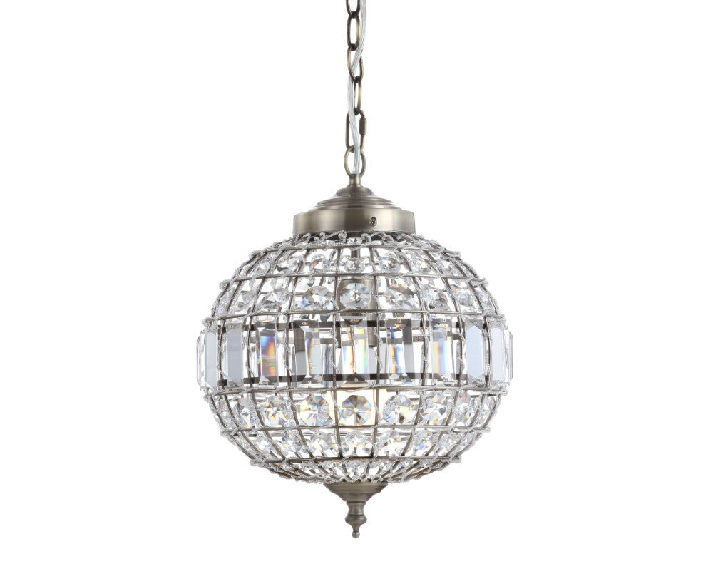 Melania Crystal/Metal LED Pendant