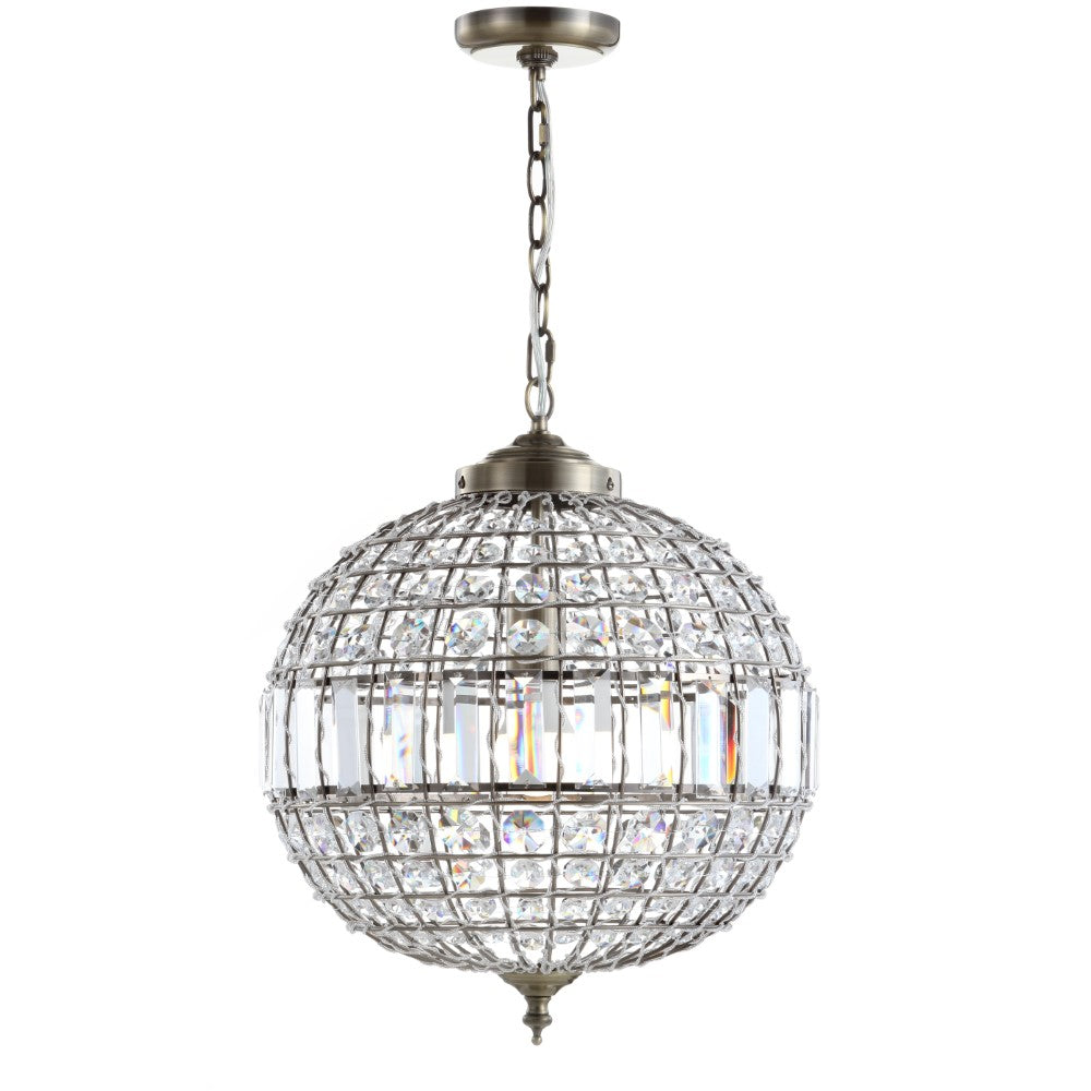 Melania Crystal/Metal LED Pendant