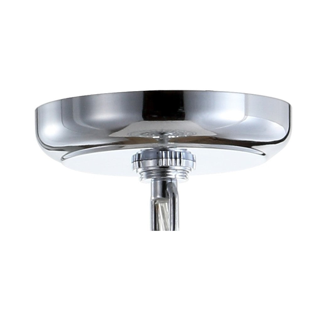 Estrella 12" Crystal/Metal LED Pendant