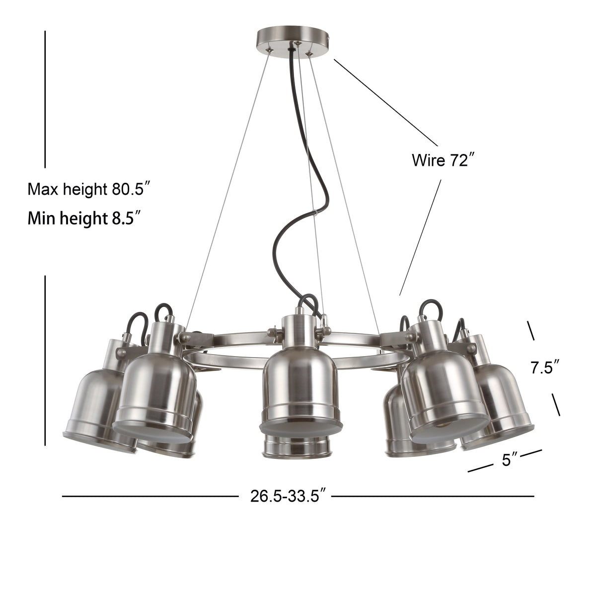 Passion Metal LED Chandelier