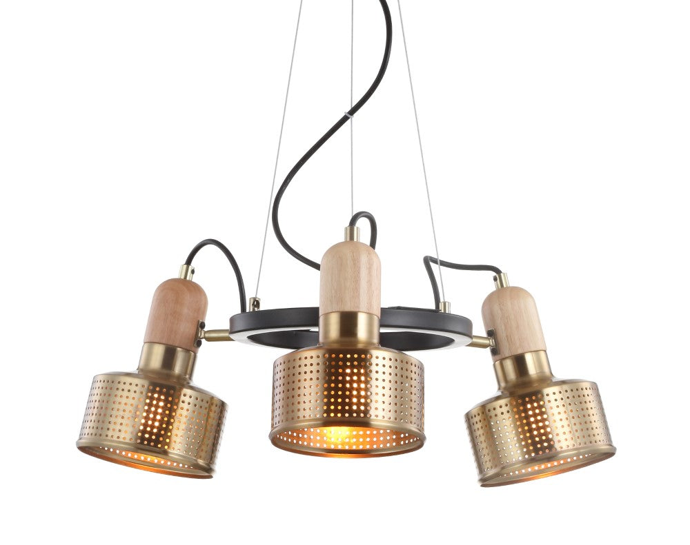 Mynah Adjustable Spotlight Metal LED Chandelier