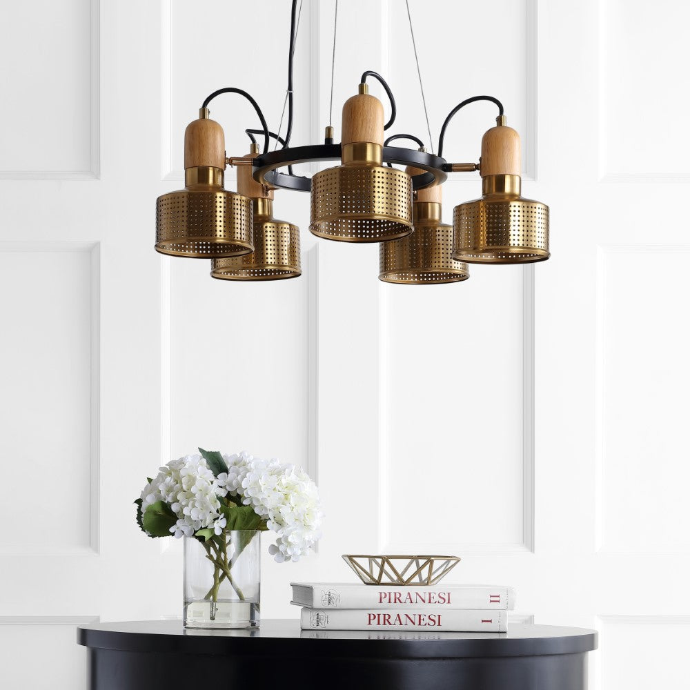 Mynah Adjustable Spotlight Metal LED Chandelier