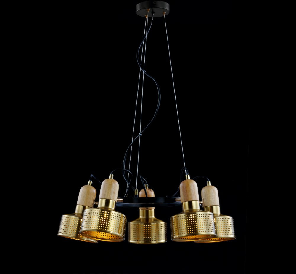 Mynah Adjustable Spotlight Metal LED Chandelier