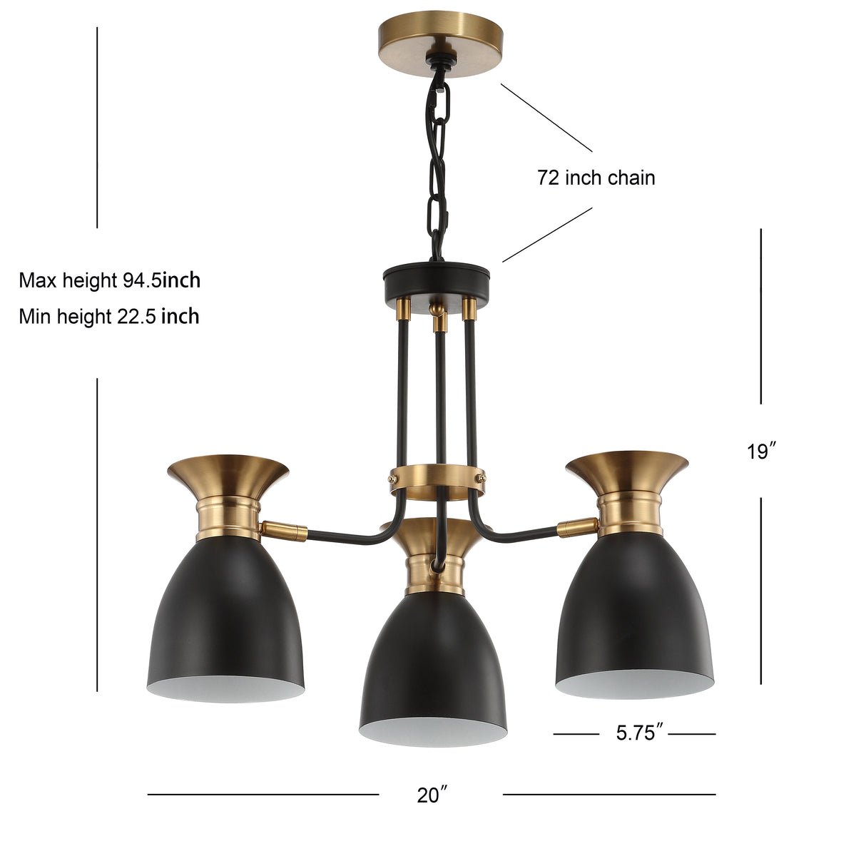 Danube Minimalistic Metal LED Pendant