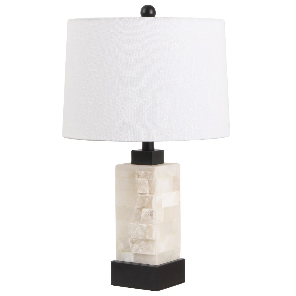 Clark 23" Alabaster/Metal LED Table Lamp