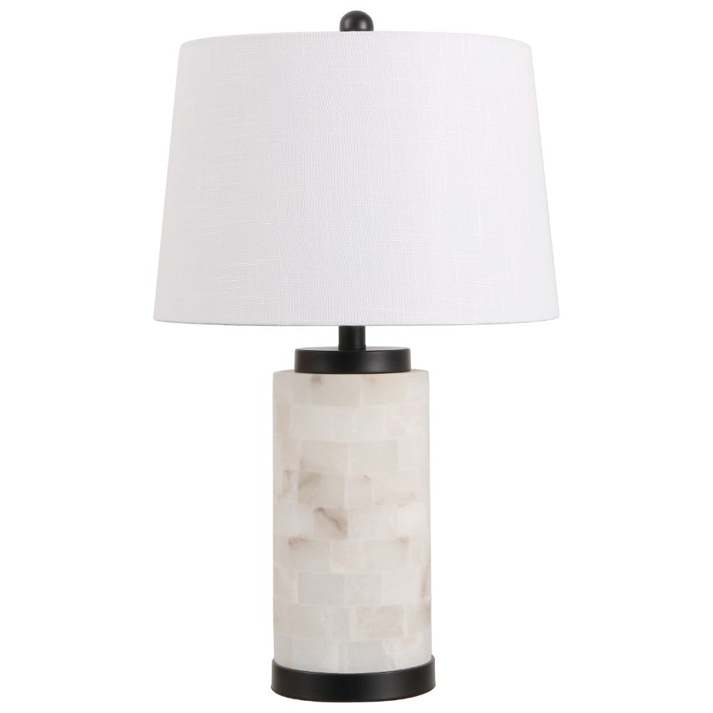 Kelsey 25.5" Alabaster LED Table Lamp