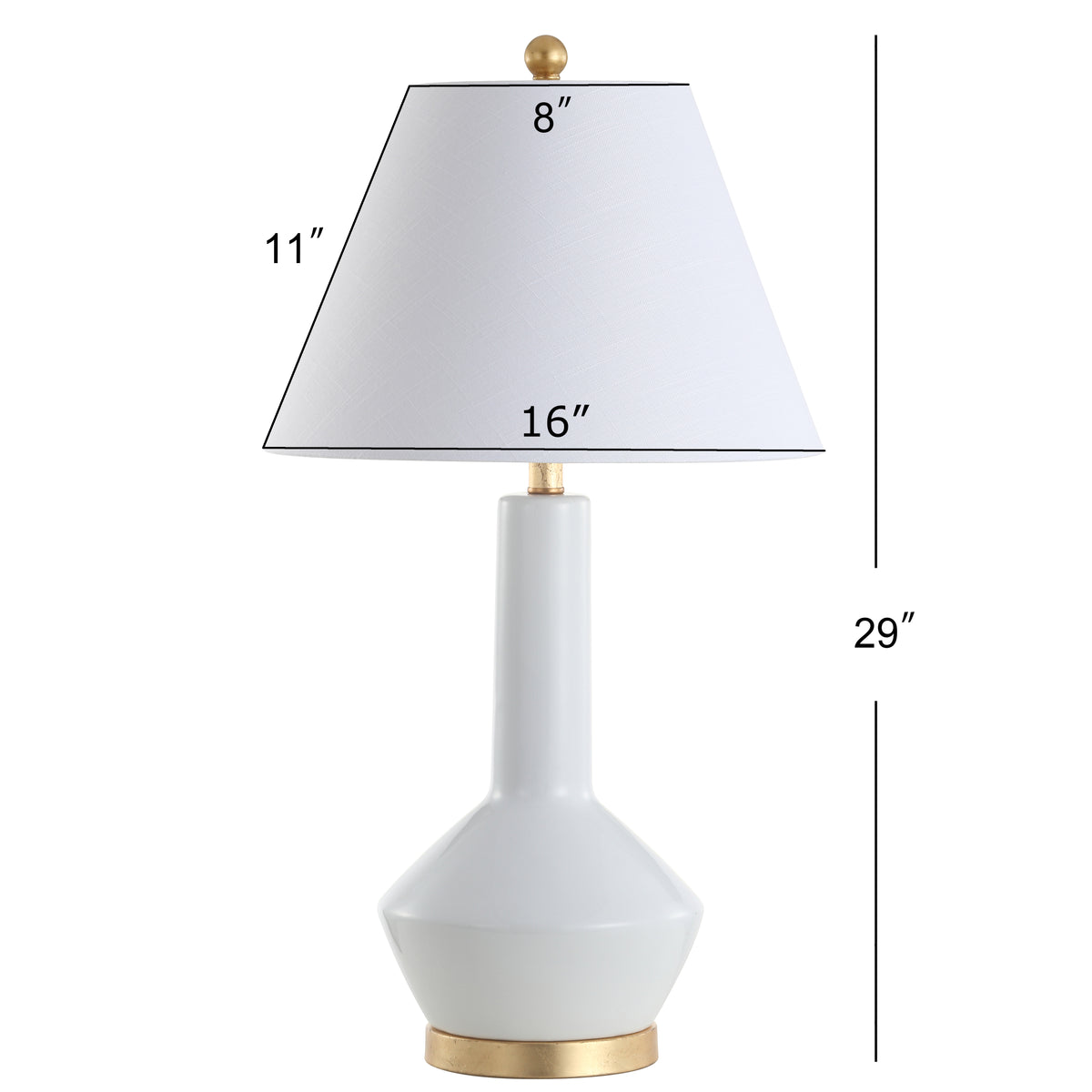 Faith 29" Ceramic/Metal LED Table Lamp