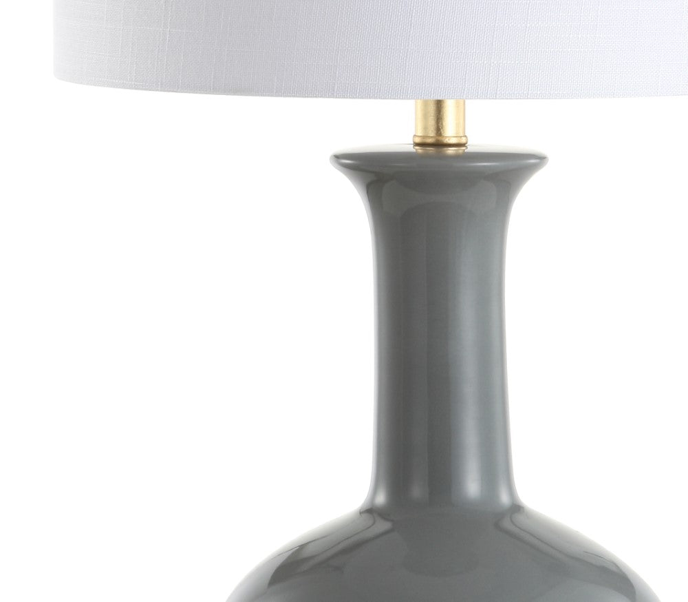 Fiona 27" Ceramic/Metal LED Table Lamp