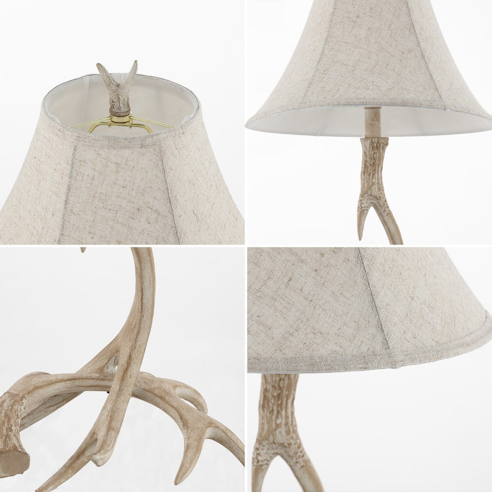 Brisbane 27.5" Rustic Resin LED Table Lamp