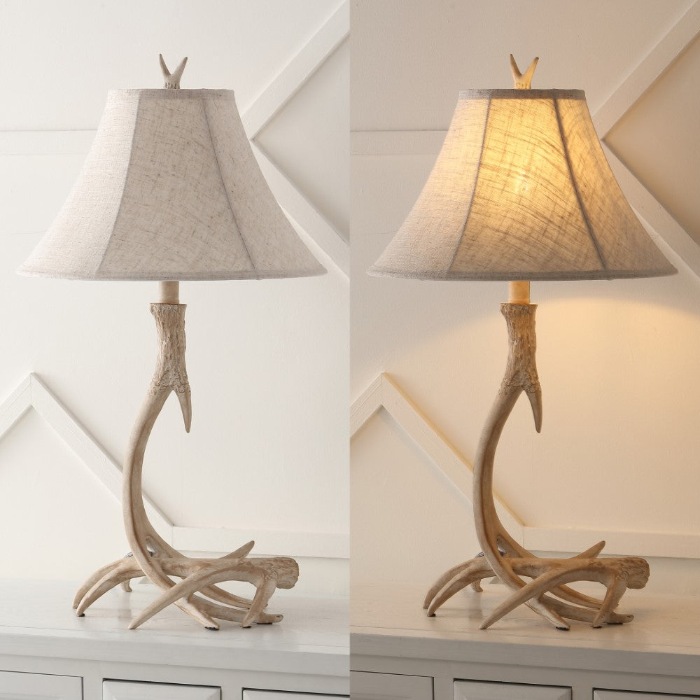 Brisbane 27.5" Rustic Resin LED Table Lamp
