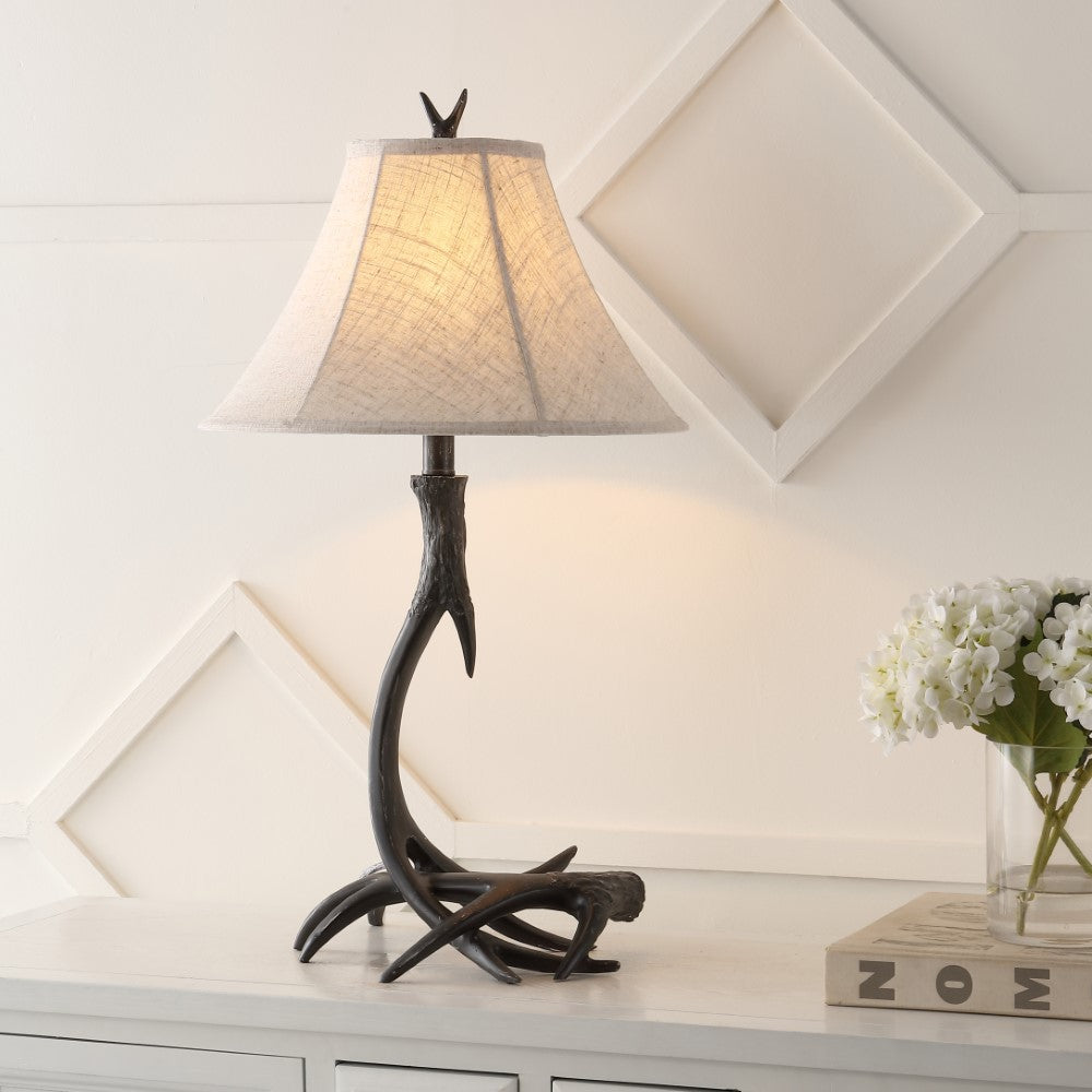 Brisbane 27.5" Rustic Resin LED Table Lamp