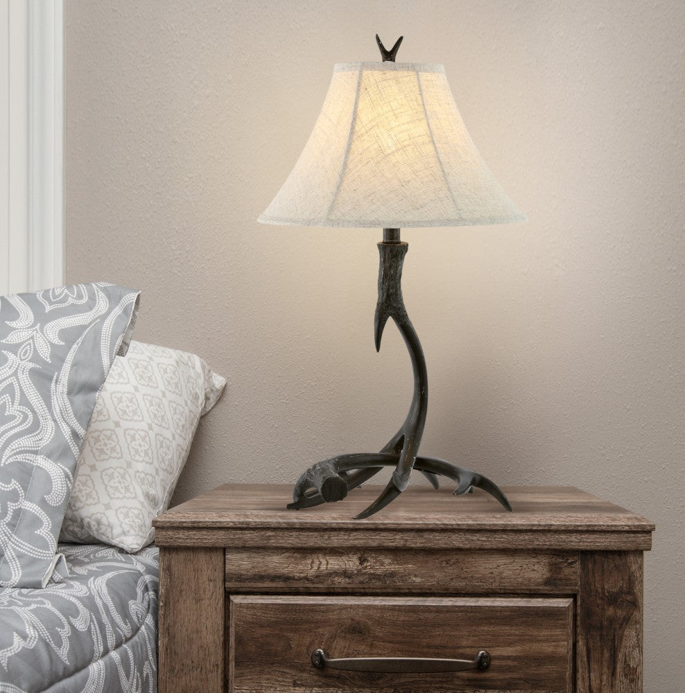 Brisbane 27.5" Rustic Resin LED Table Lamp