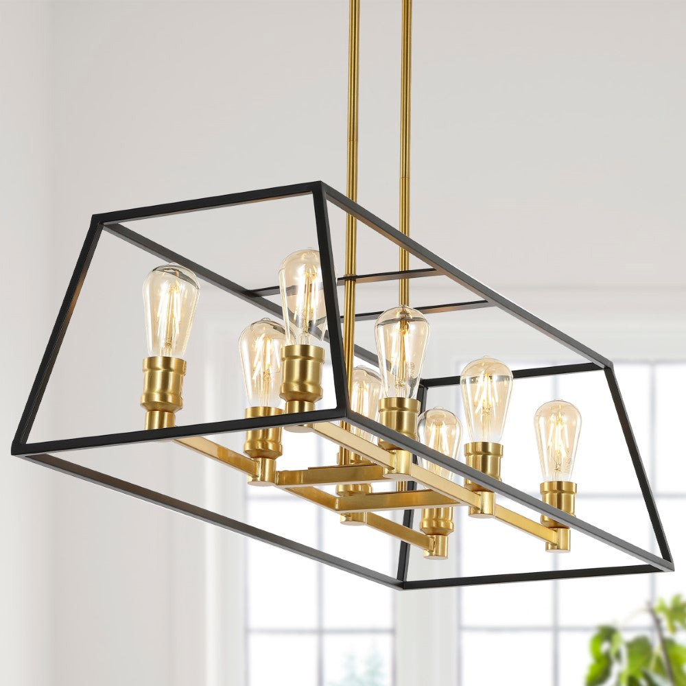 Brass Farmhouse Industrial Iron LED Pendant