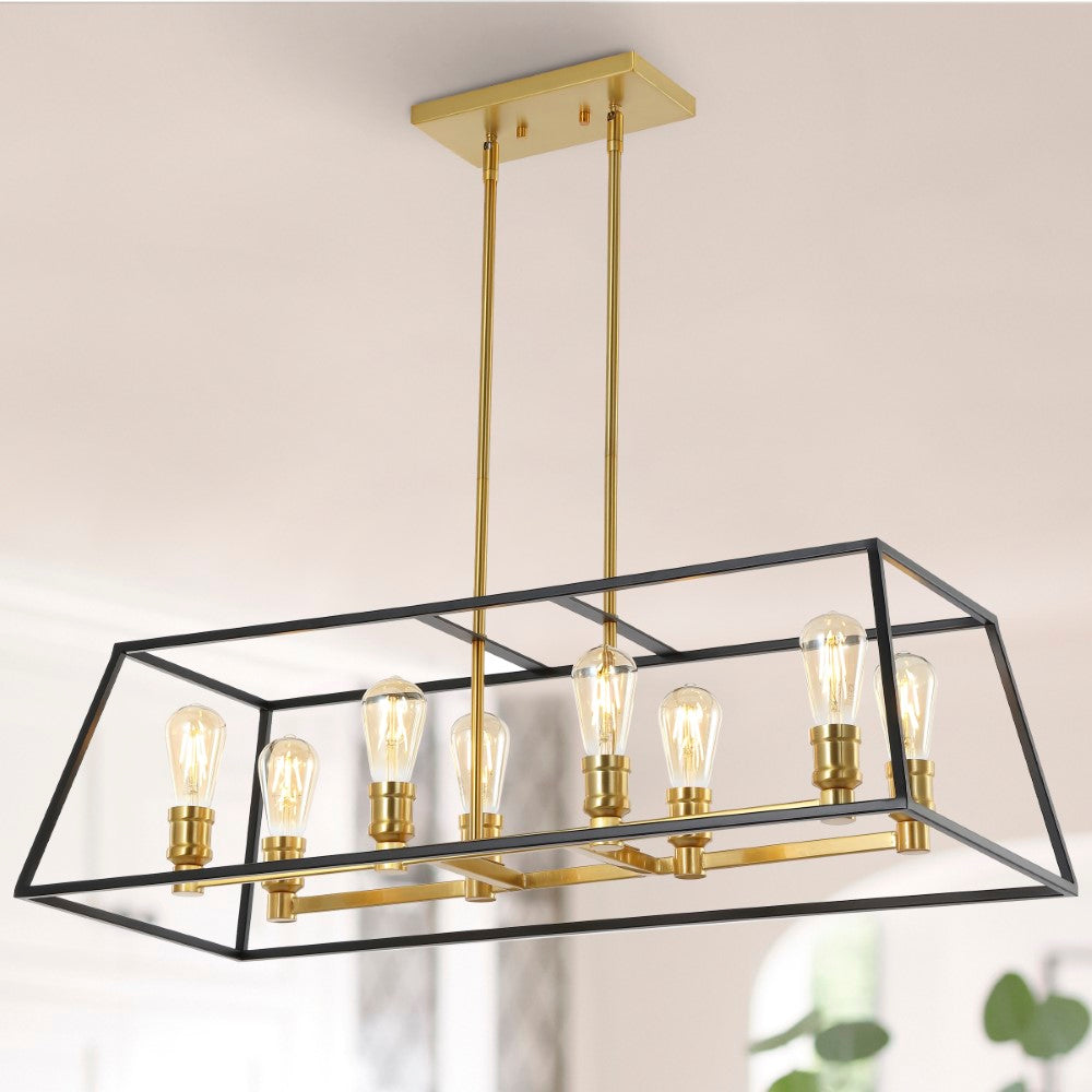 Brass Farmhouse Industrial Iron LED Pendant