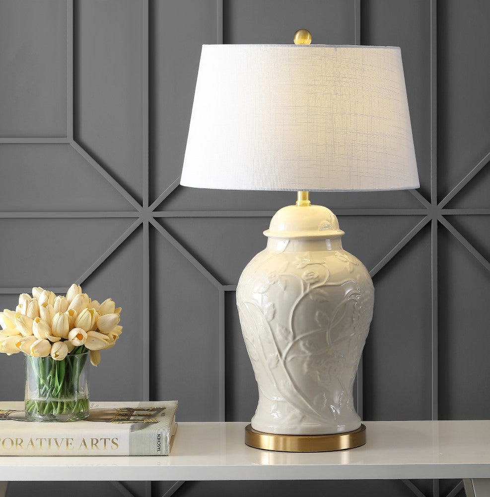 Daryl 29.5" Ceramic Classic Traditional LED Lamp Table Lamp