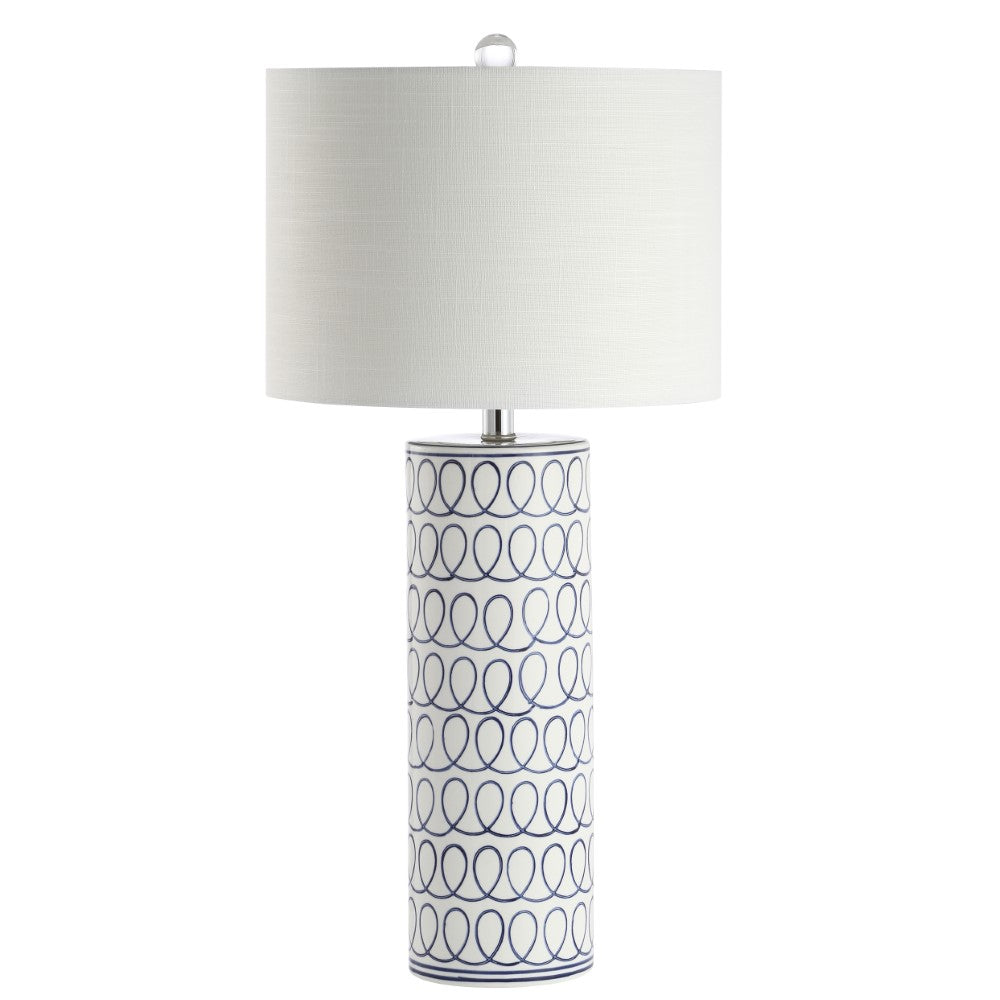 Trumbo 28.75" Ceramic Modern Column LED Table Lamp