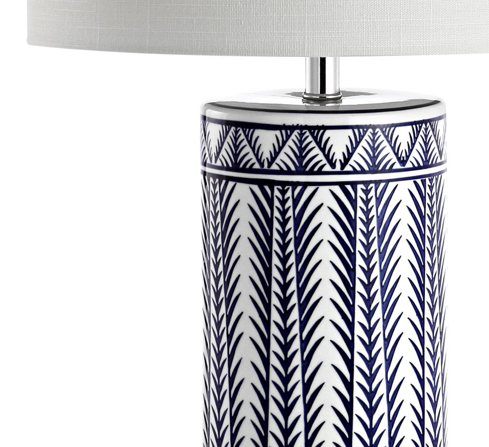 Beseck 27" Ceramic/Iron Contemporary USB Charging LED Table Lamp Set 2