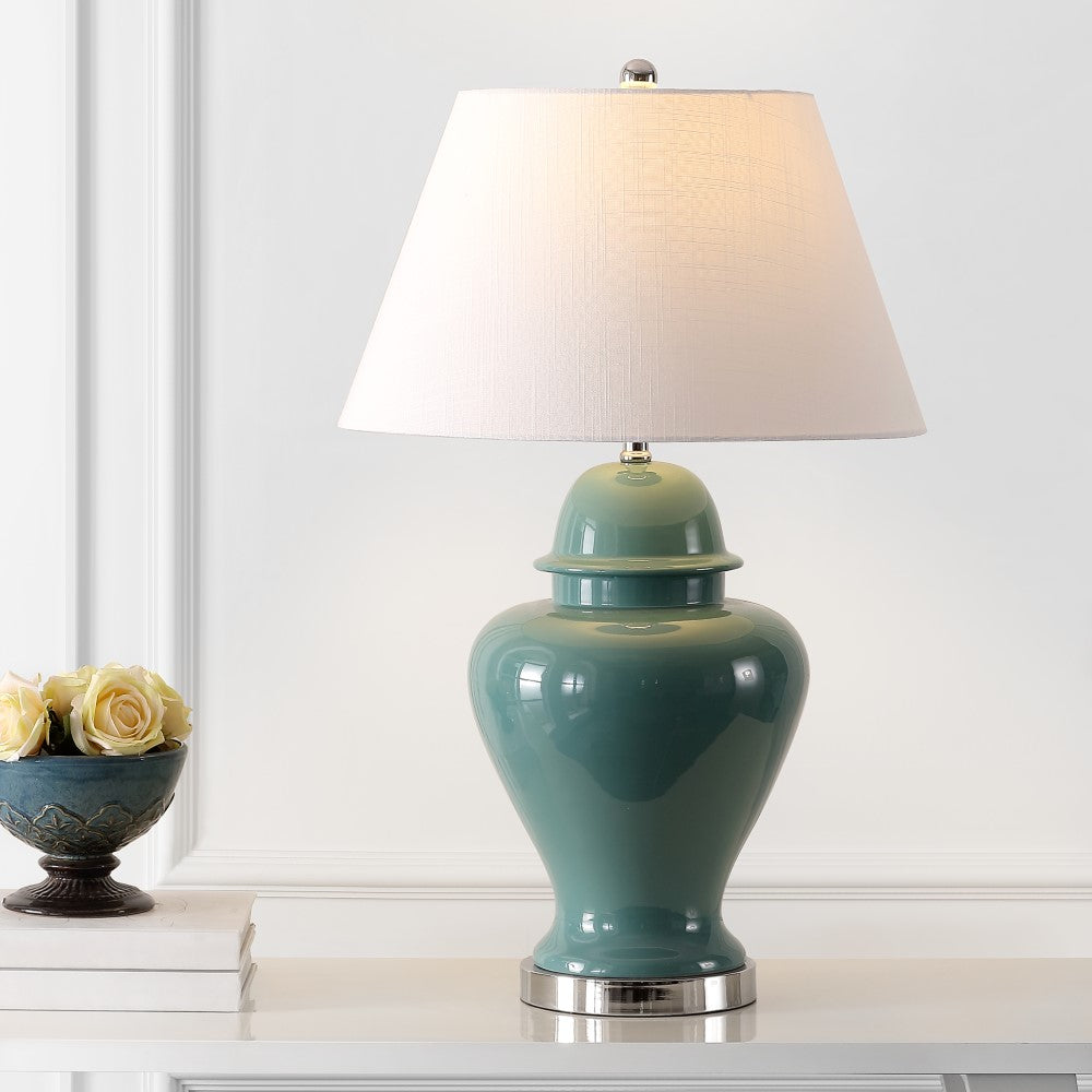 Kiso 33" Ceramic/Iron Modern Classic LED Table Lamp