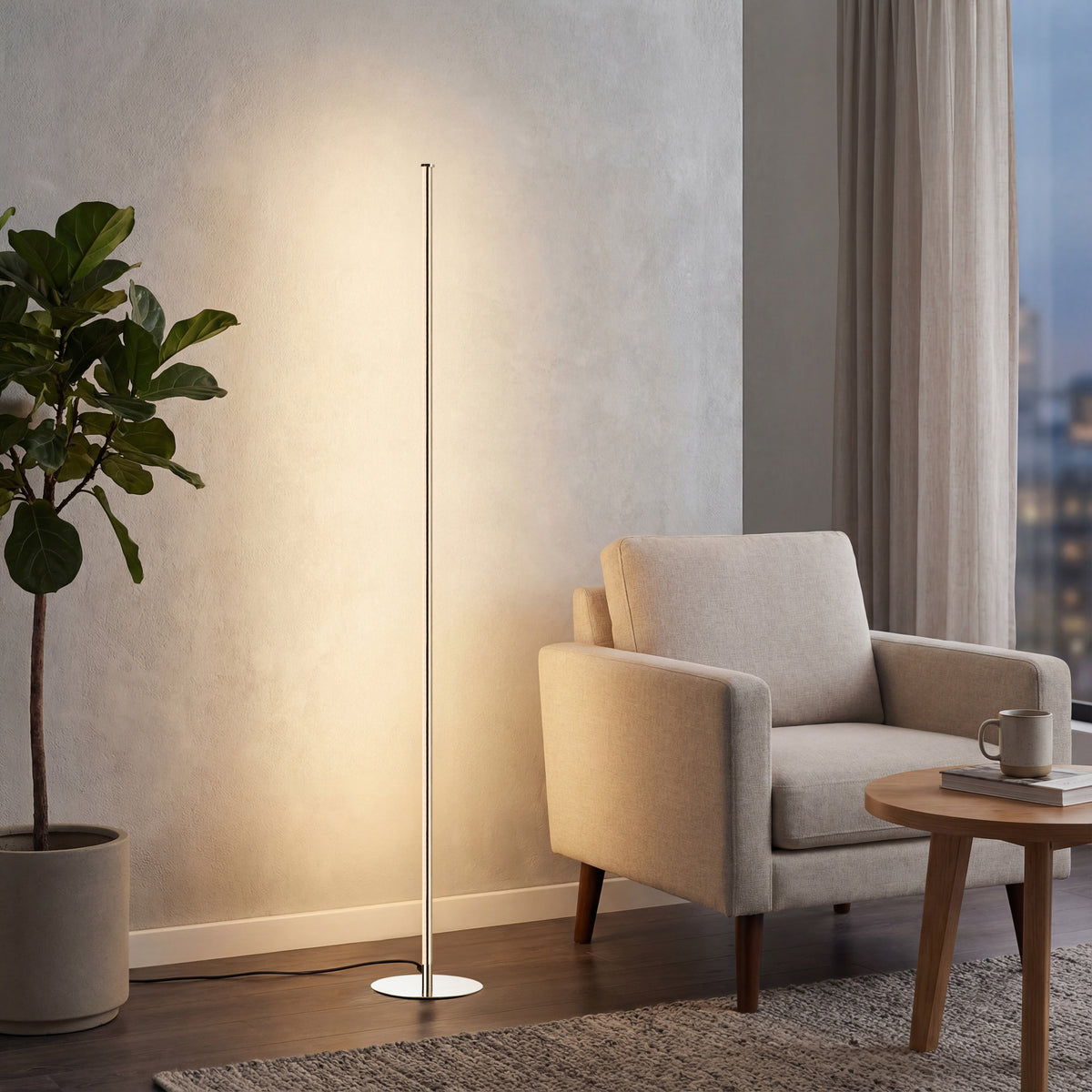 Rhine 59.5" LED Integrated Floor Lamp