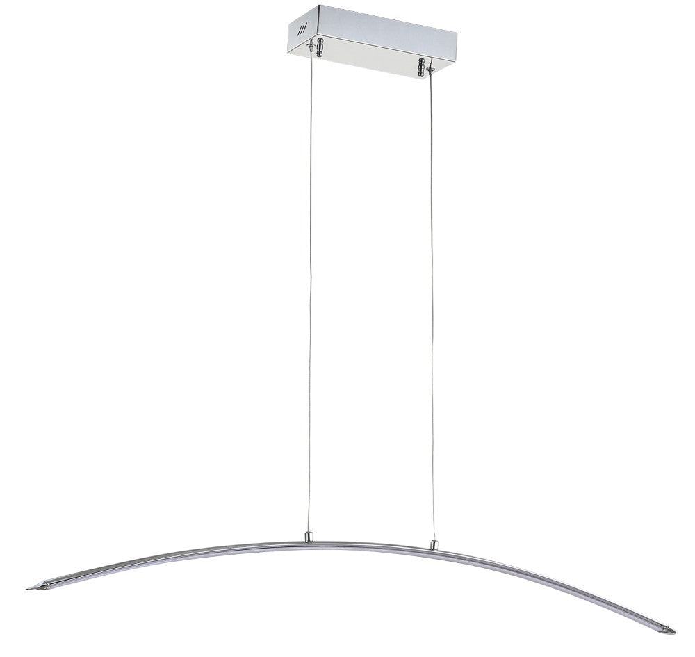 Dala 41.5" Dimmable Adjustable Integrated LED Metal Linear Pendant