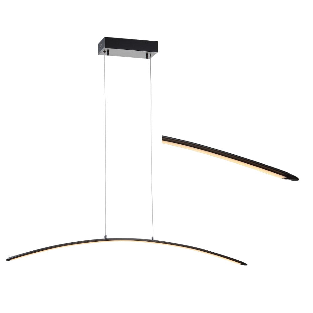 Dala 41.5" Dimmable Adjustable Integrated LED Metal Linear Pendant