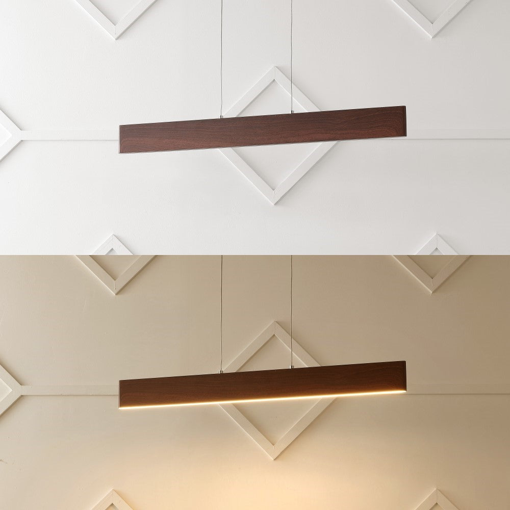 Alder Dimmable Adjustable Integrated LED Metal Linear Pendant