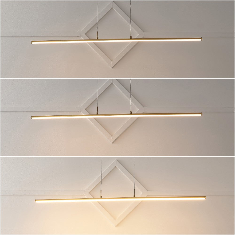 Conley 39.5" Dimmable Adjustable Integrated LED Metal Linear Pendant