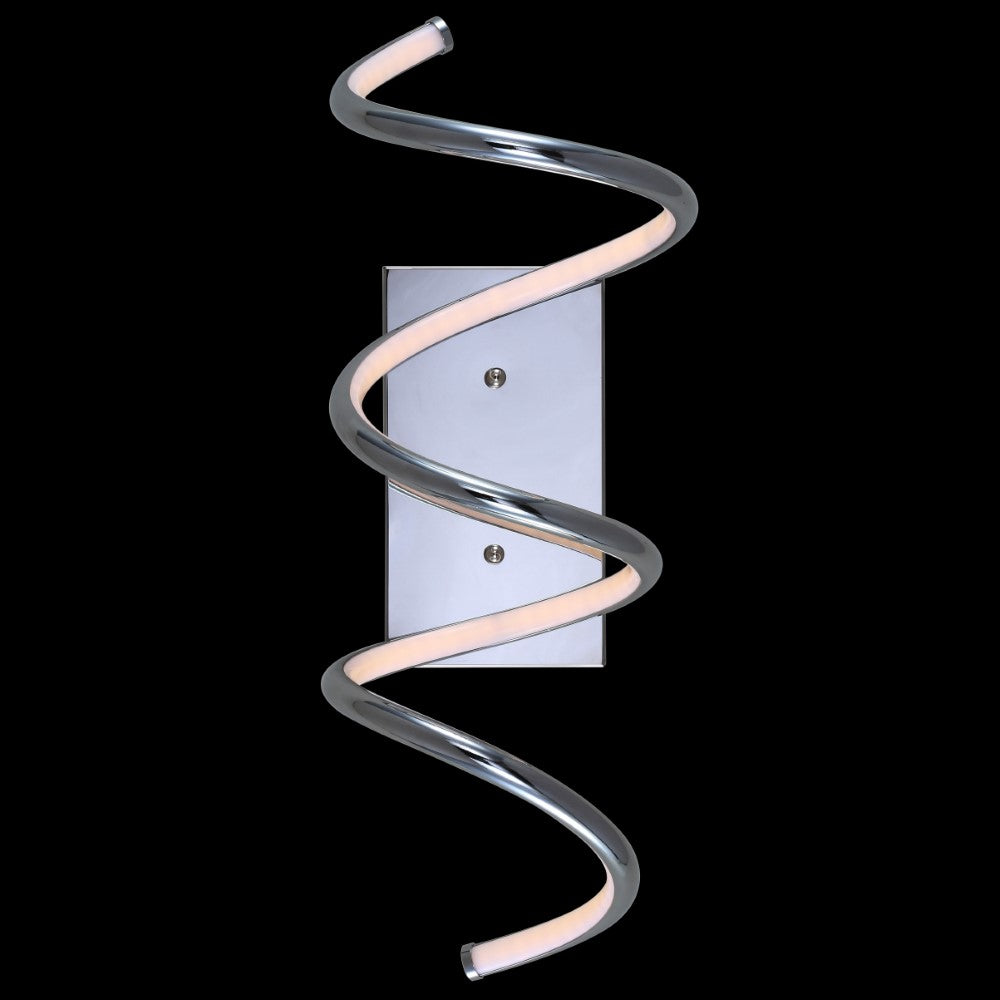 Corella 7" Modern Metal Integrated LED Vanity Light Sconce