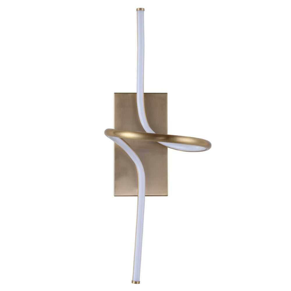 Senegal 9" Minimalist Metal Integrated LED Vanity Light Sconce