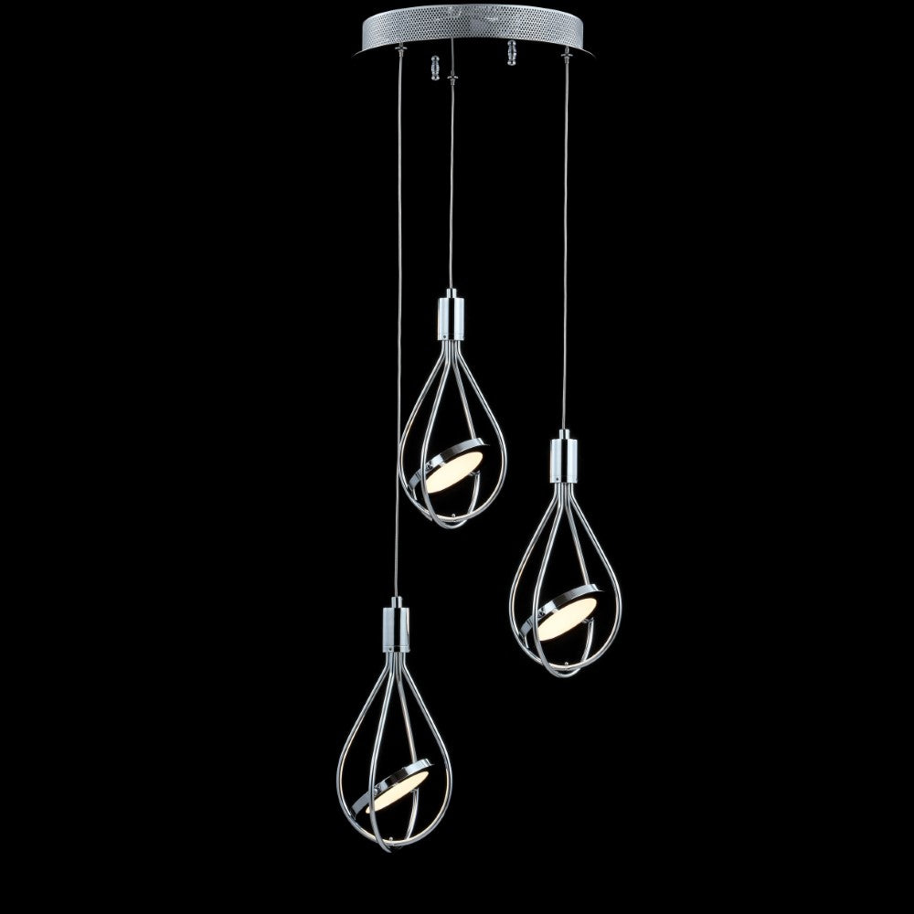Gorey Adjustable Modern Integrated Cluster LED Metal Pendant