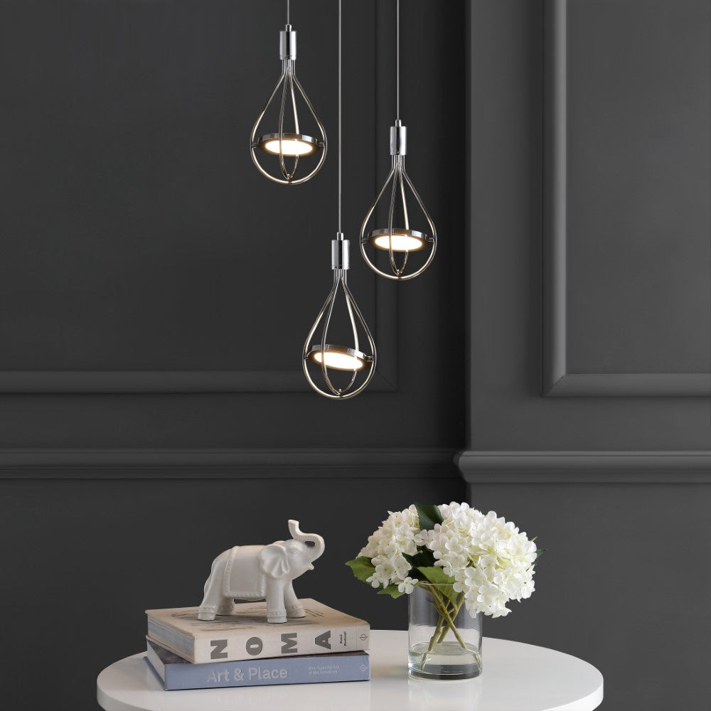 Gorey Adjustable Modern Integrated Cluster LED Metal Pendant