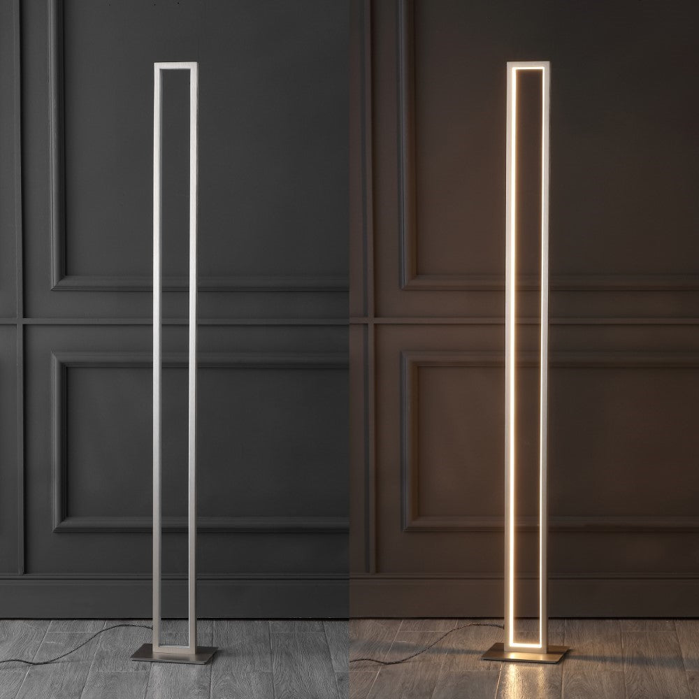 bright 59.5" Modern Minimalist Aluminum Integrated Tower LED Floor Lamp
