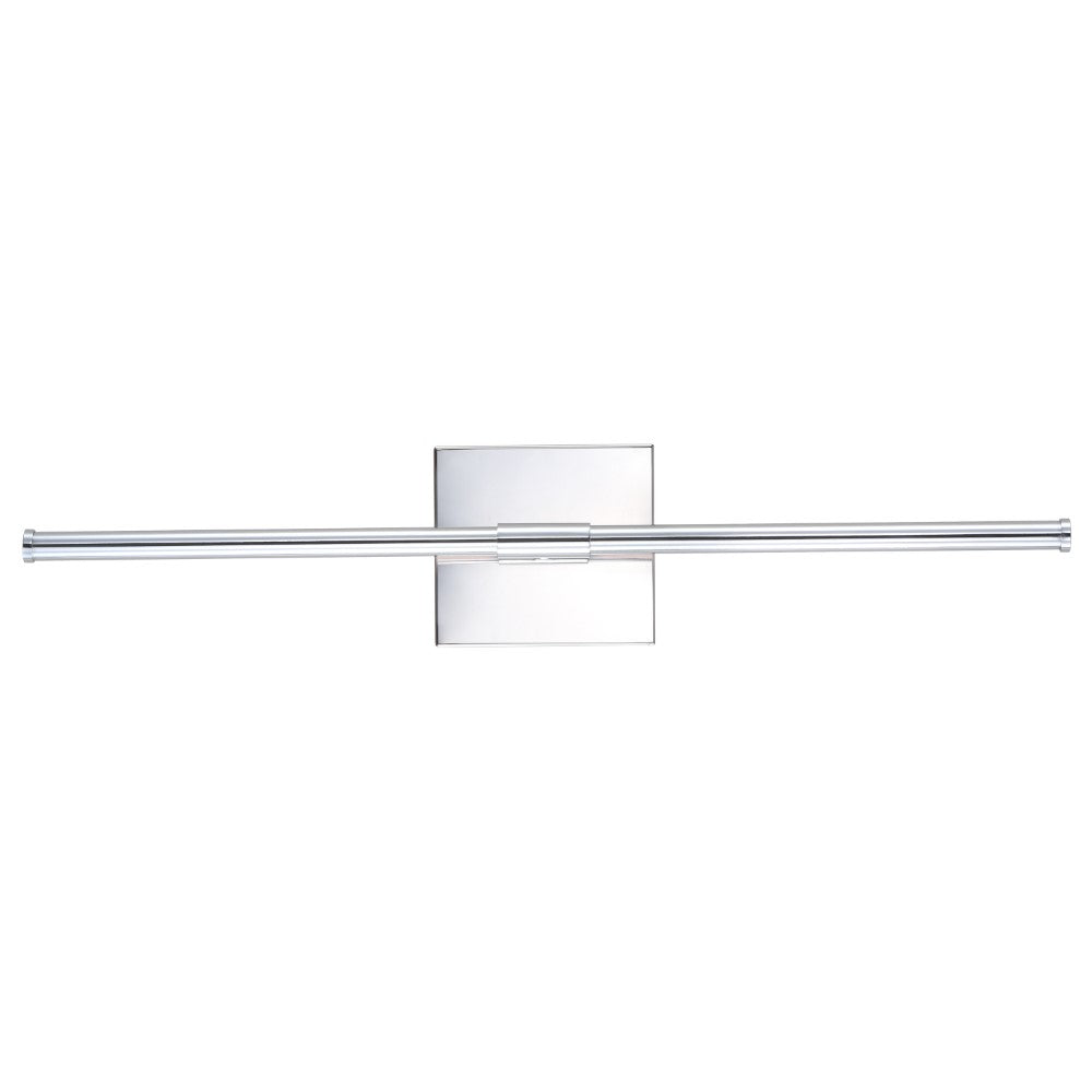 Aurava 28" Modern Minimalist Adjustable Dimmable Integrated LED Metal Wall Sconce
