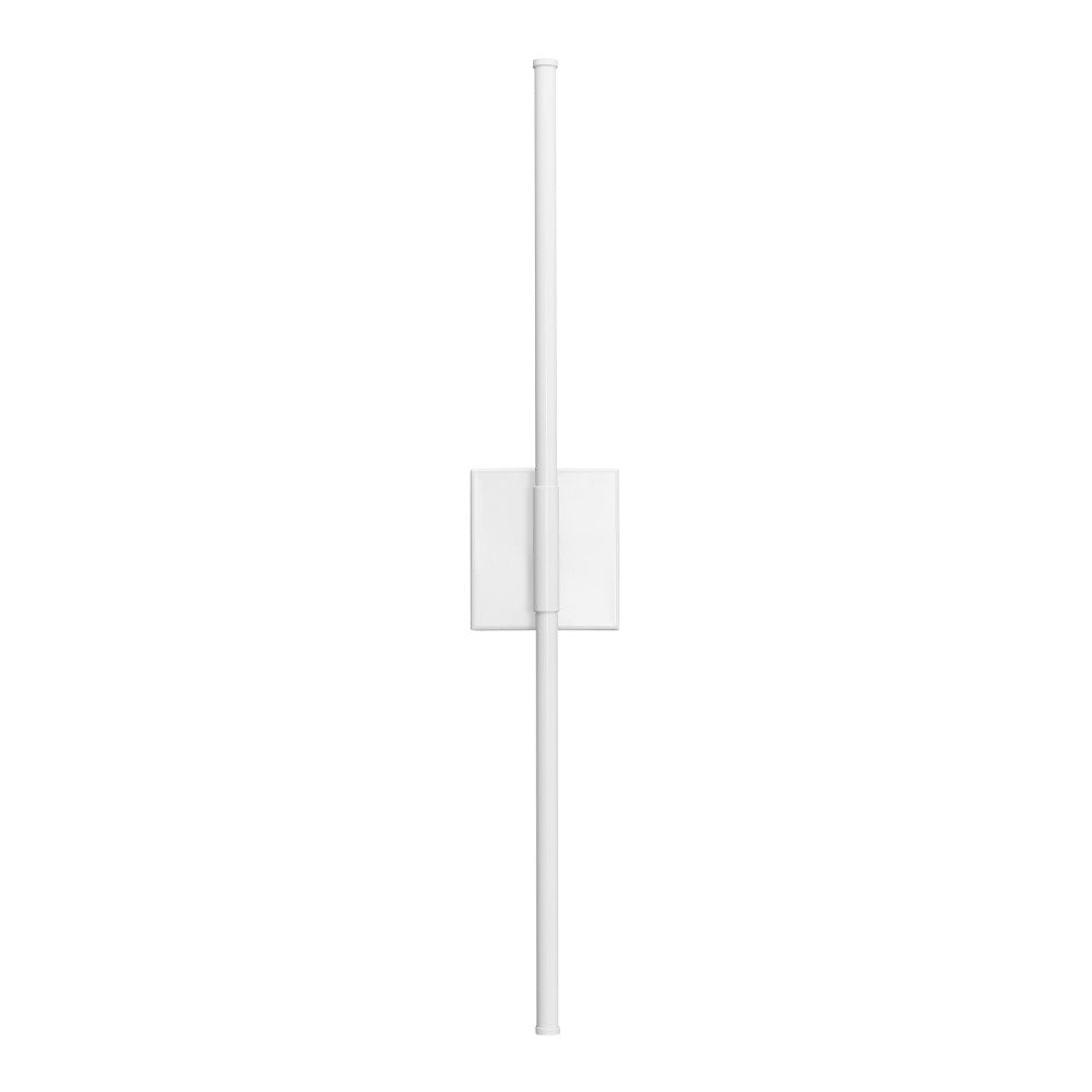 Aurava 28" Modern Minimalist Adjustable Dimmable Integrated LED Metal Wall Sconce