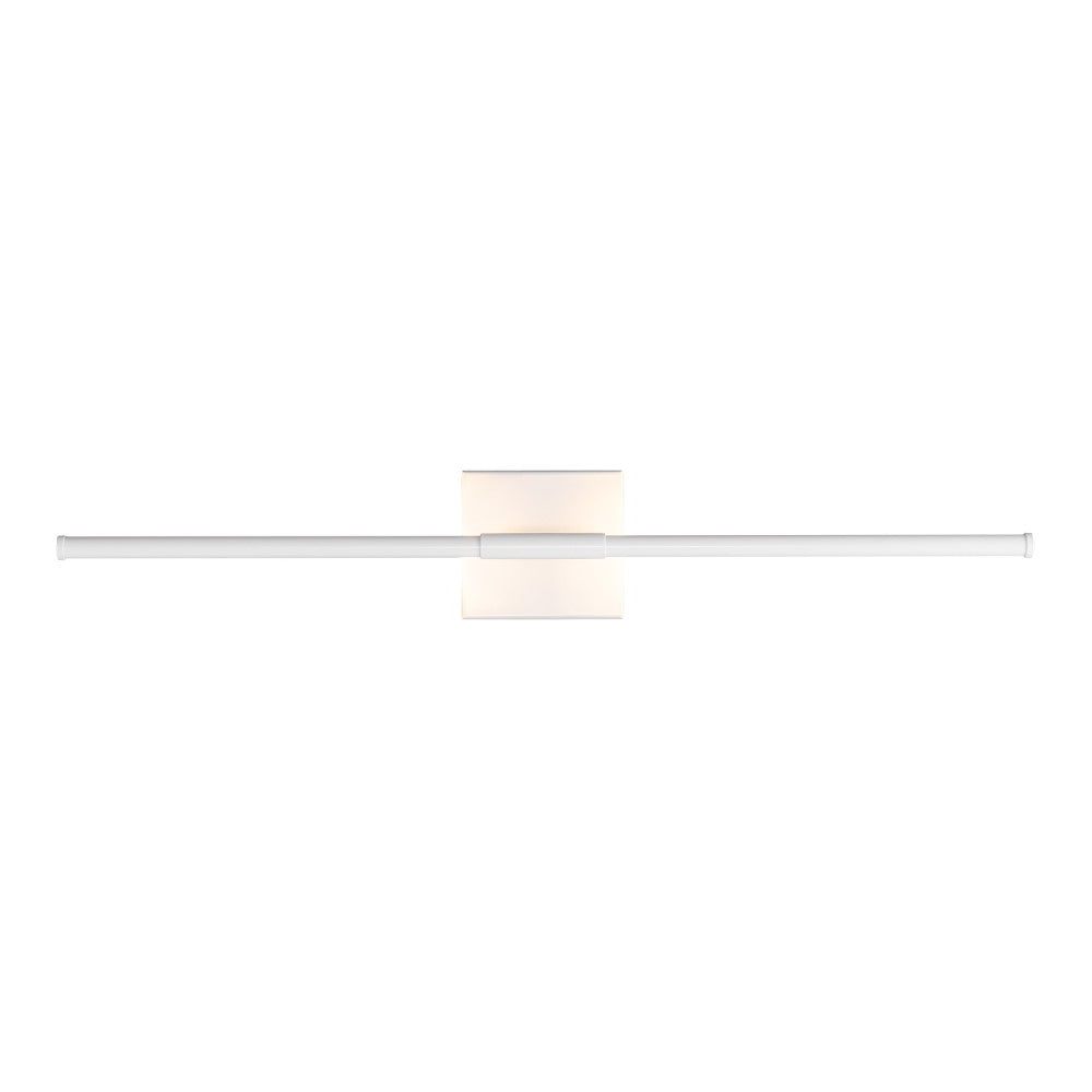 Aurava 28" Modern Minimalist Adjustable Dimmable Integrated LED Metal Wall Sconce