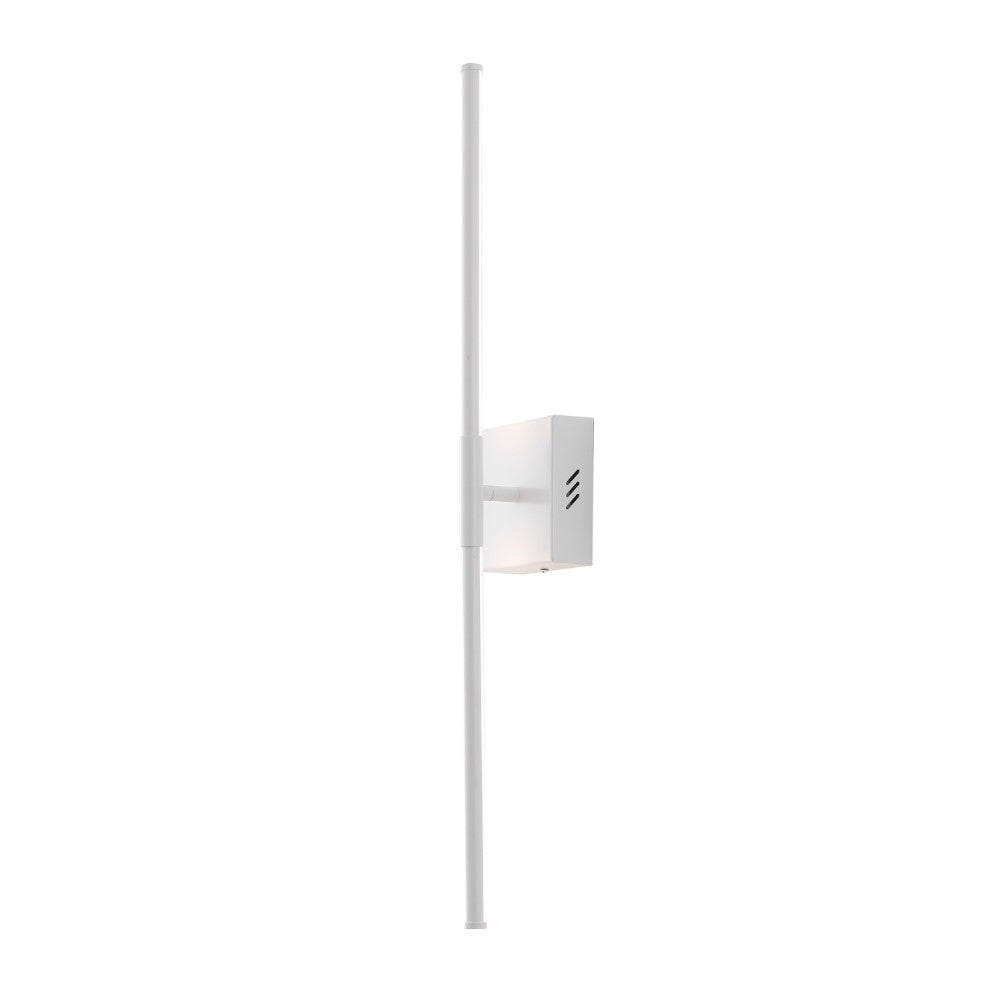 Aurava 28" Modern Minimalist Adjustable Dimmable Integrated LED Metal Wall Sconce